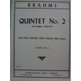 Partitura 2 Violinos 2 Violas E Cello Quintet Nº 2 Brahms