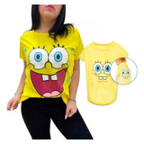 Combo Remeron Oversize + Remera Mascota Disney Bob Esponja