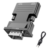 Berlat Convertidor Adaptador Hdmi A Vga, Salida De Audio, Co