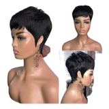 Peruca Lace Wig Cabelo Humano Pixie Curta