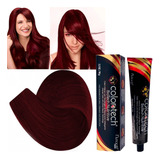 Color Tech Tinte Recargado R.665 Rojo Intenso Caoba 90g