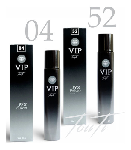 Kit 2 Perfumes One Fragrancia Million Vip 52 - Silver Fragrancia Scent Vip 04 - Os 2 Mais Vendidos - Alta Fixacao Marcante Touti Seducao 02 Unidades
