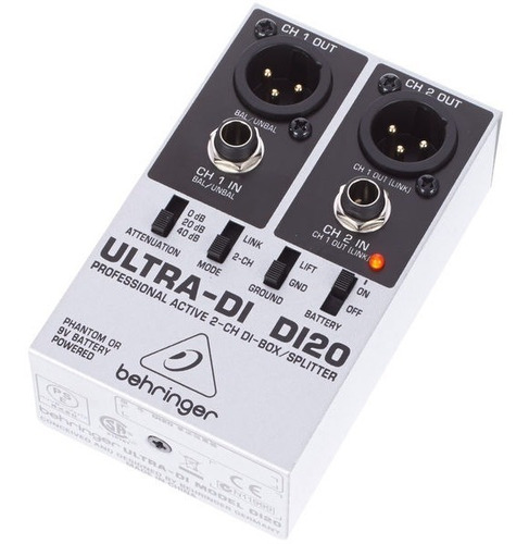 Behringer Ultra-di Di20 Caja Directa Direct Box Di 20 Activa