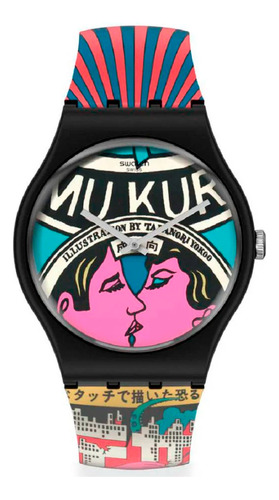 Reloj Analogo Unisex Suoz334 Swatch X Moma 