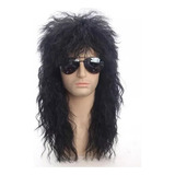Long Curly Wig For Blonde Men From The 70s And 8s 1