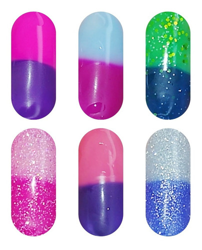 Gel Uñas Uv-led Cambia De Color