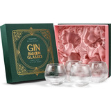 Copas De Gin Y Tónica Art Deco Vintage, Juego De 4, Co...