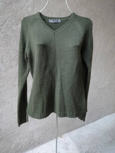 Za    Ra Sweater Sueter Pullover Verde Olivo L