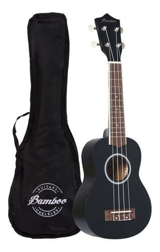 Ukelele Soprano Bamboo De Estudio Con Funda / Bu-21ln Bk