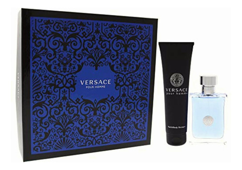 Versace Set De Regalo De 2 Piezas Pour Homme Para Hombre