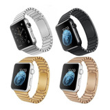 Correa De Acero Inoxidable 4 Colores Para Reloj Apple Watch