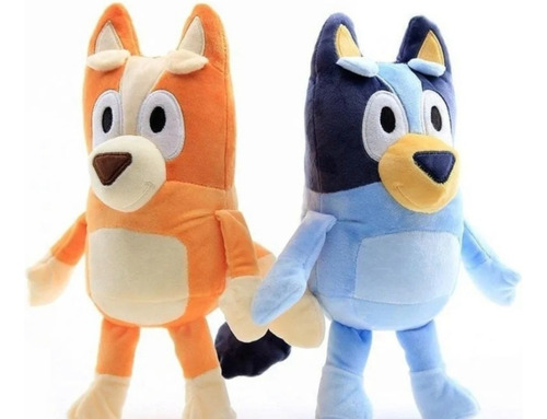 Peluche Bluey Y Bingo X2 Importados 28cm