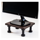 Combo X2 Eleva Monitor Base Soporte Stand Roble Dakar Prem