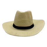 Sombrero Panameño Calado Con Sujetador Cowboy Playa Verano 