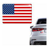 Adesivo Bandeira Americana Carro Moto Capacete Resinado Bd12