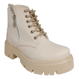 Botín Plataforma  Late 23/26 Mujer Moda Casual Botas Combat