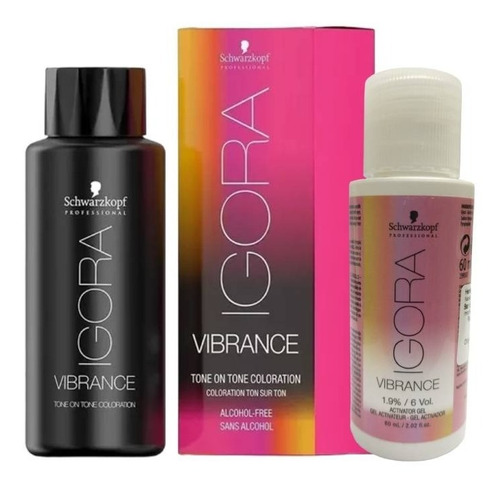 Tintura Schwarzkpof - Igora Vibrance - Pomo + Oxi 6vol 60ml