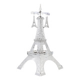 Candelabro Metálico Con Forma De Torre Eiffel