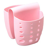 Dk Soporte De Esponja For Fregadero De Cocina Rosado Rosado