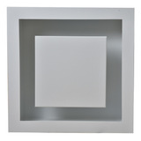 Kit 2 Lustre Plafon Embutir 45x45 Branco Para Cozinha