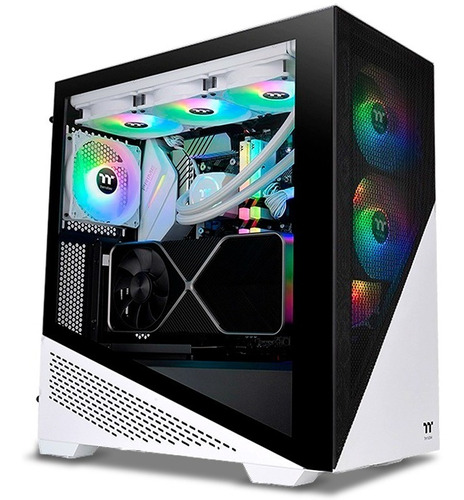 Caja E-atx Thermaltake Divider 370 Tg Argb (blanco)