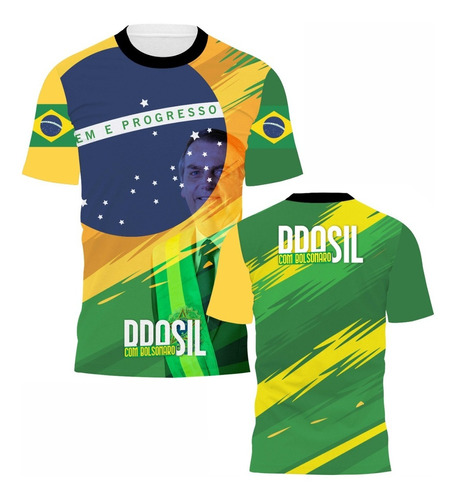 Camiseta Camisa Jair Bolsonaro Presidente Brasil Patria 01