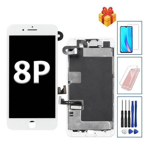 Pantalla Lcd Para iPhone 8 Plus, Cámara 8p, Altavoz, Sin Bot