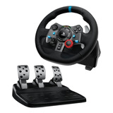 Volante G29 Driving Force C/ Pedal Logitech  Ps4, Ps3 E Pc