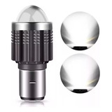 Faro Foco Led Mini Lupa H4 Ba20d H6 Alta Baja Moto 2000lm