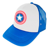 Gorra Camionera Escudo Capitán América Trucker Cachucha