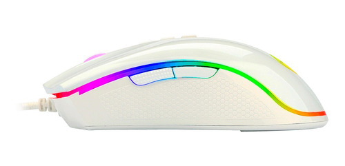 Mouse Gamer Redragon Cobra M711 White Rgb 10000 Dpi Usb Pc