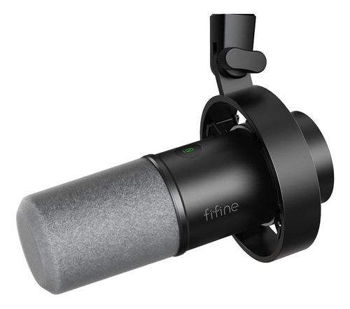 Micrófono Dinámico Fifine K688 Negro Xlr/us Unidireccional .