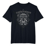Playera Guns N' Roses Calavera Bandana, Camiseta Rock Urbano