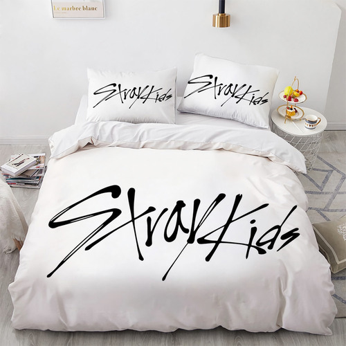 Funda Nórdica Grupo De Chicos Kpop - Stray Kids Ropa De Cama