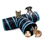 Tunel Para Gatos Con 3 Entradas Plegable Con Pompom Colgante | Envío gratis