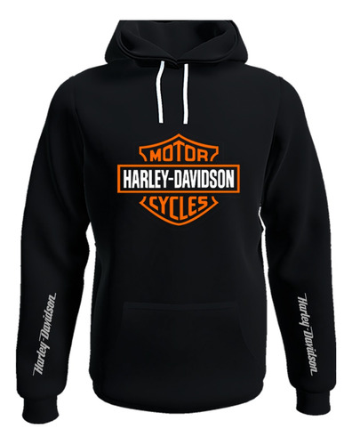 Sudadera Con Logo Harley- Davidson Motorcycles