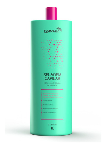 Paiolla Abacate Capilar - Redutor De Volume 1 L Fragrância Do Tratamento Suave Cor De Cabelo Castanho Médio