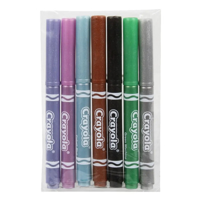 Fibras Marcadores Metalizados X 7 Colores Crayola T Oficial | Envío gratis