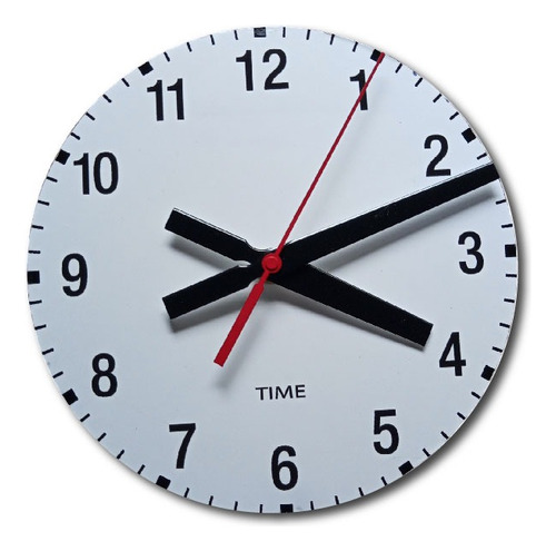 Reloj De Pared Moderno Blanco Negro Clásico Deco Minimalista