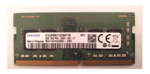  Memoria Samsung 8gb 1rx8 Pc4-2400t-sa1-11