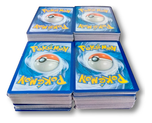 Mega Lote 100 Cards Pokemon - Todos Os Cards Em Português.