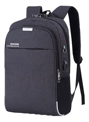 Atop Mochila Antirrobo De Gran Capacidad Con Cargador Usb 15,6 Pulgadas