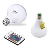 Bombillo Focos Inteligente Luz Led Rgb Parlante Bluetooth