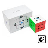 Magic Cube Profesional, 3 X 3 X 3, 3 X 3, Gan 356 X S +, Estructura Lubricante, Color Sin Adhesivo