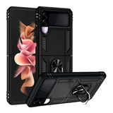 Funda Reforzada Anillo Compatible Con Samsung Z Flip 4