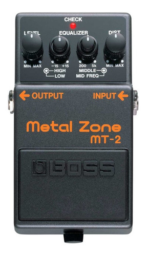 Pedal Efecto Guitarra Electrica Boss Mt2 Metal Zone Prm