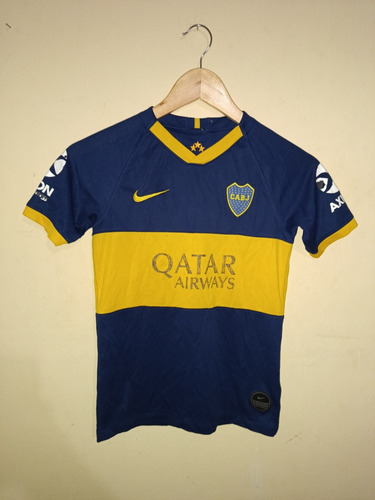 Camiseta Boca Juniors, Nike, 2019. Talle Niño.