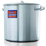 Olla Gastronomica Aluminio Nº 36 - 36 L Almandoz / Mayorista Color Plateado