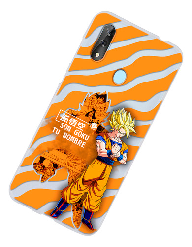 Funda Para Zte Dragon Ball Z Goku Ssj Con Tu Personalizado