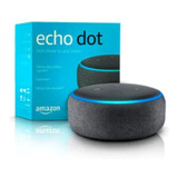 Caixa De Som Echo Dot (3ª Geração) Inteligente Com Alexa